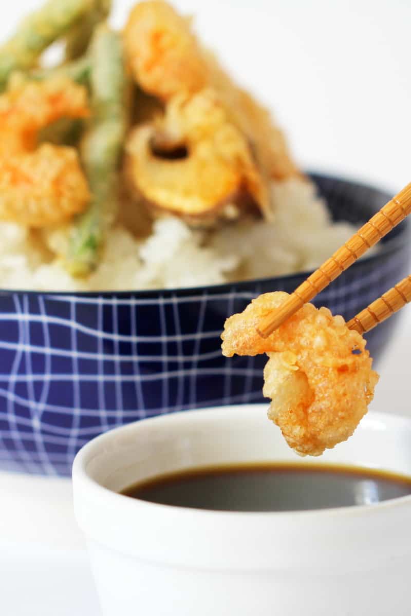 Tempura Donburi Tendon Garnele