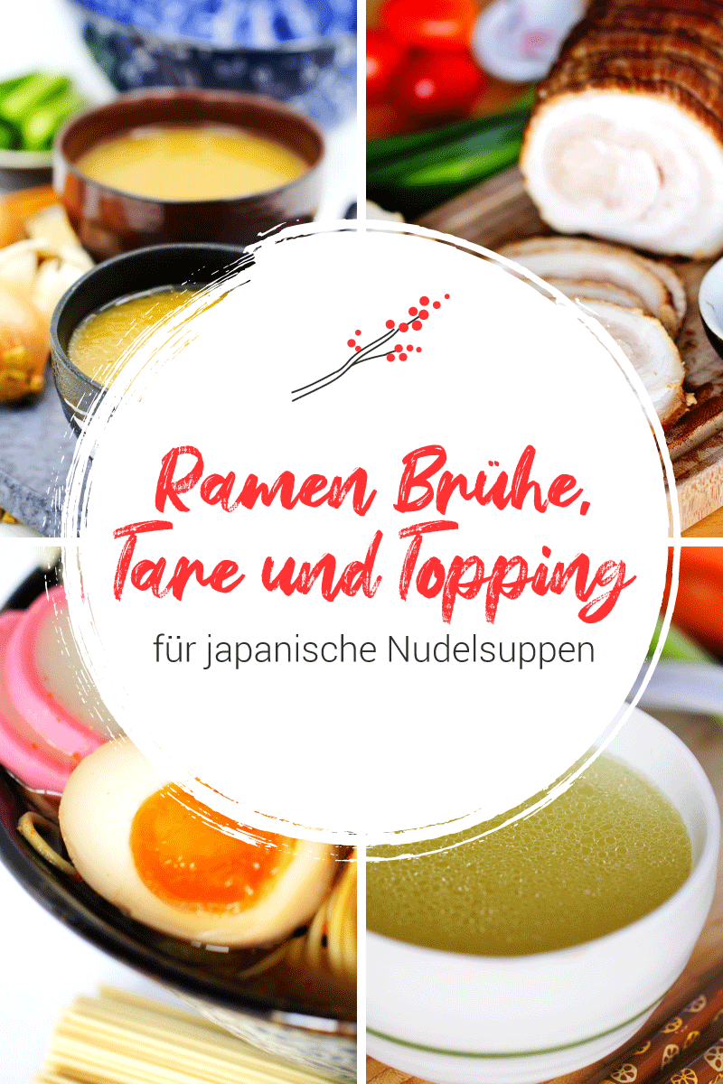 Brühe, Tare und Topping für Ramen Titelbild