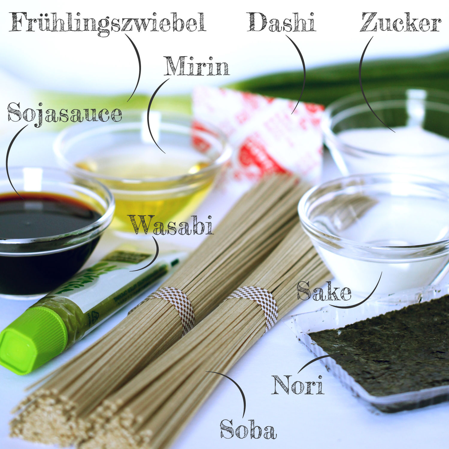 Zaru Soba Zutaten