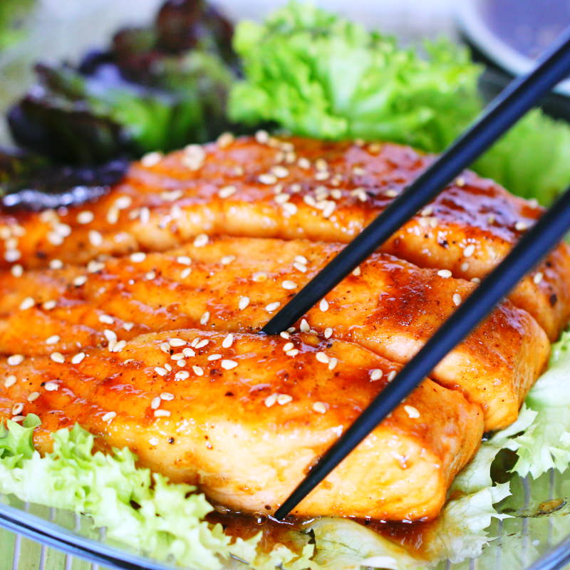 Teriyaki Lachs Schritt 9 Fertig