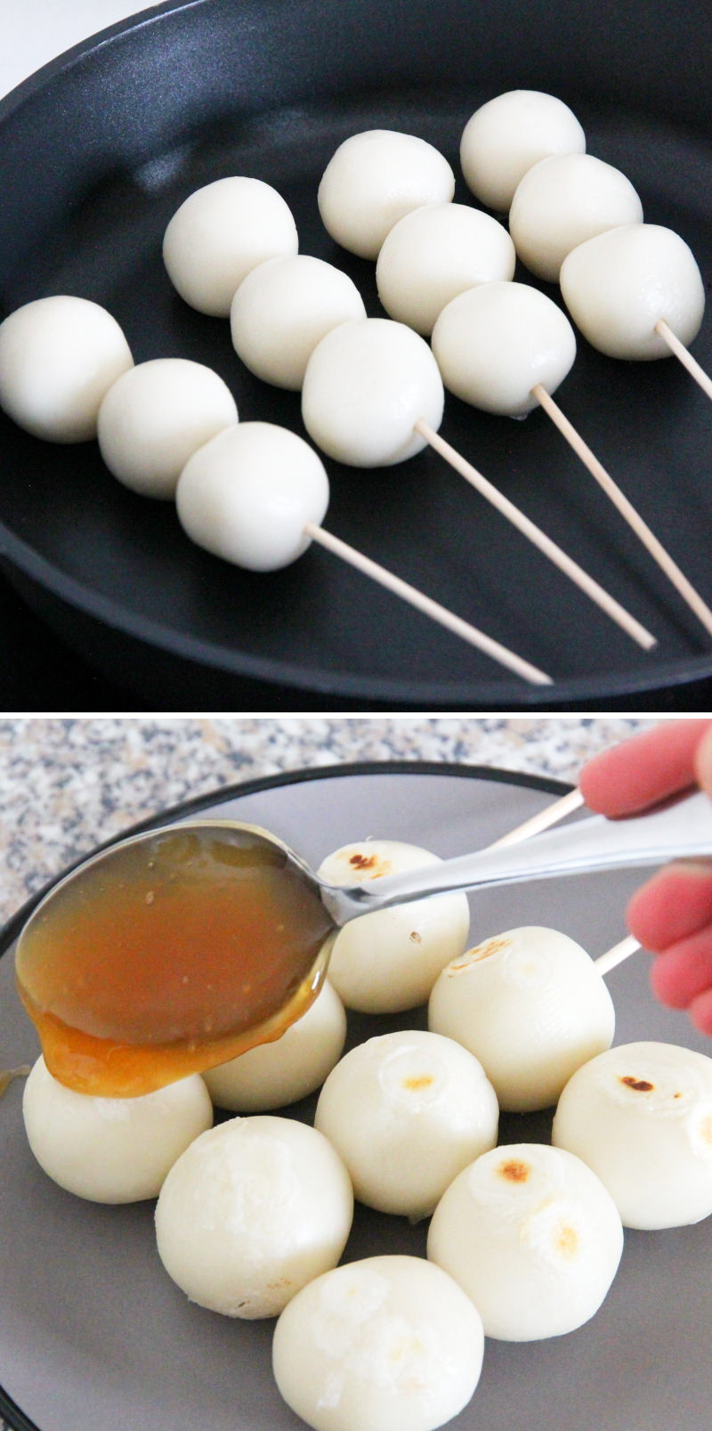 Miratashi Dango Schritt 8 servieren