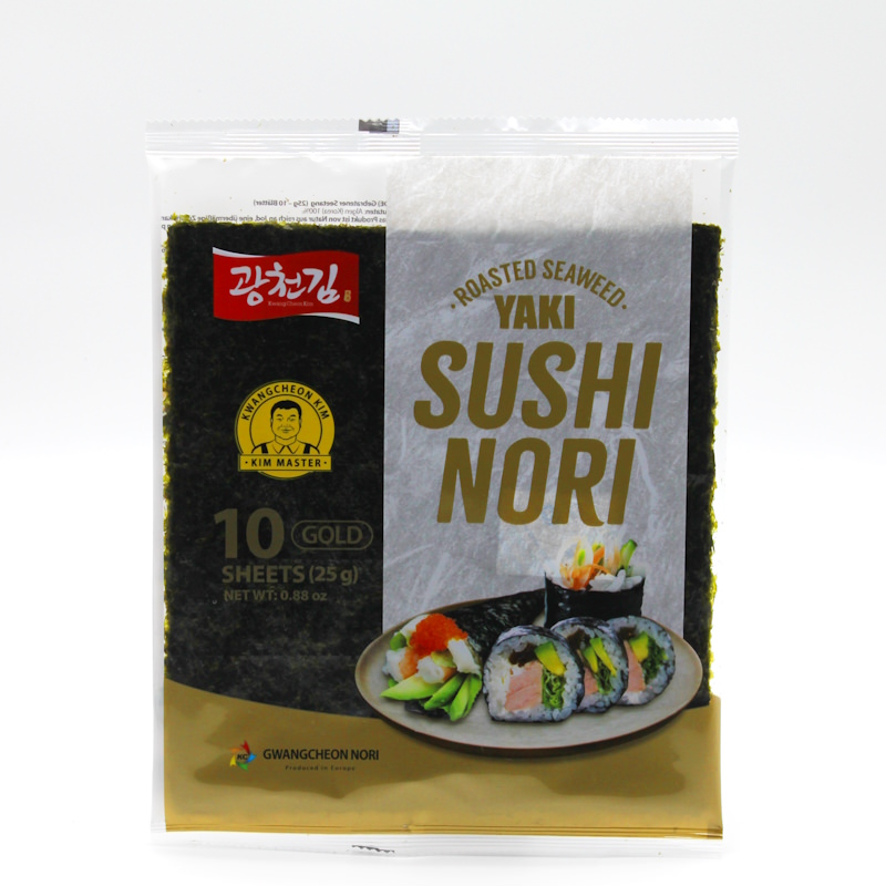 Sushi Nori Blätter 25g (10 Stück Algenblätter), Kwang Cheon Kim