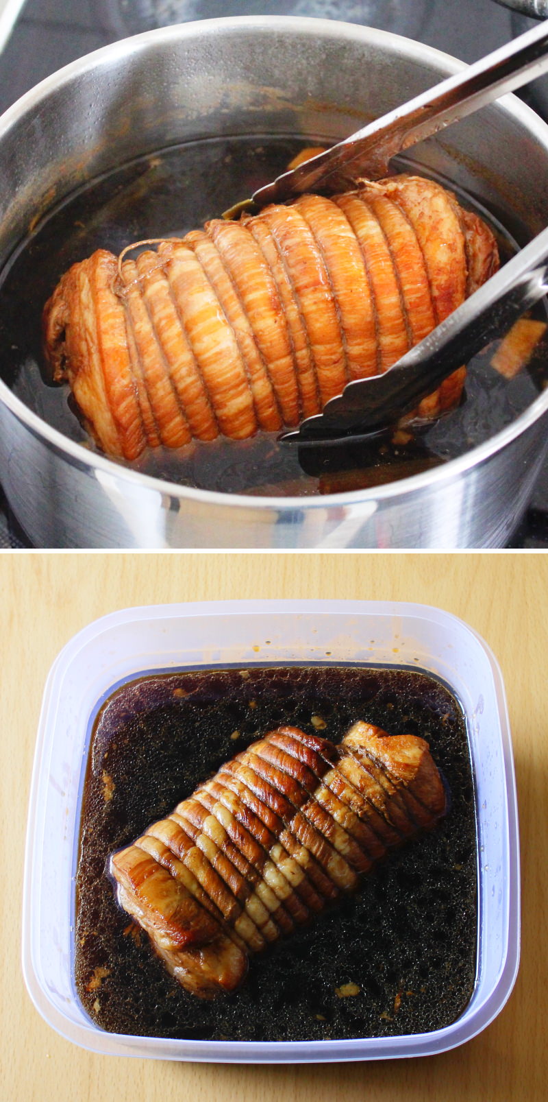 Chashu Schritt 8 Schweinebauch kühlen