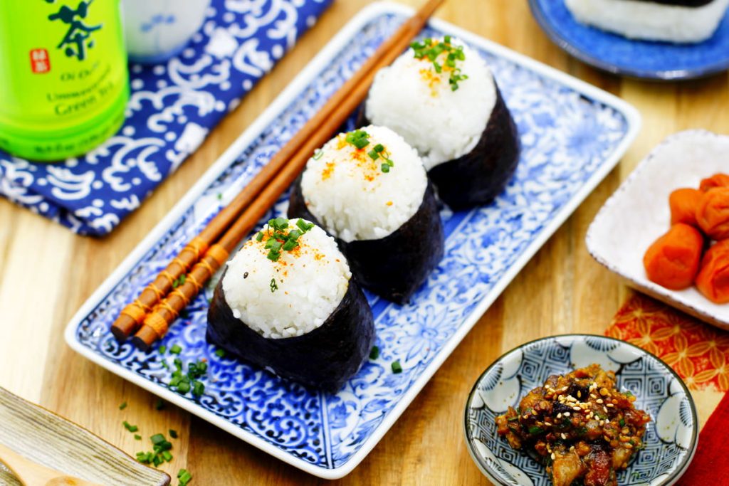 Onigiri mit Nasu Dengaku Titelbild