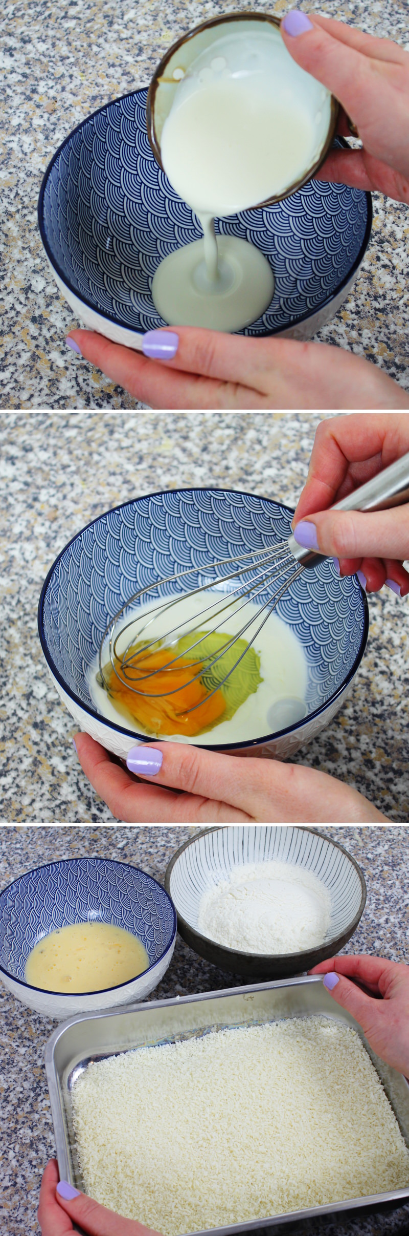 Tonkatsu Schritt 4 Schweinekoteletts panieren