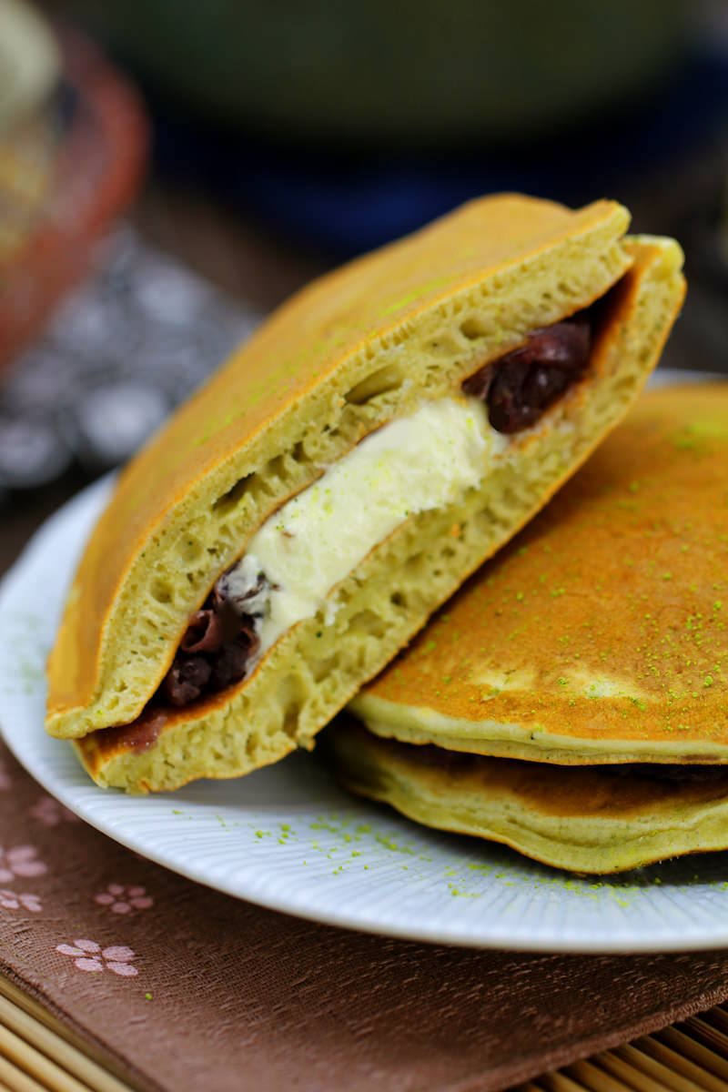 Matcha Dorayaki Rezeptbild