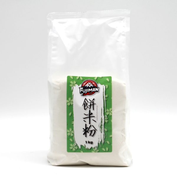 Klebreismehl 1kg (glutinous - ideal für Mochi, Dango und glutenfreies Backen), Fujiman