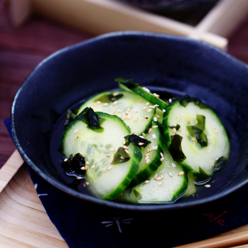 Japanischer Gurkensalat Fertig