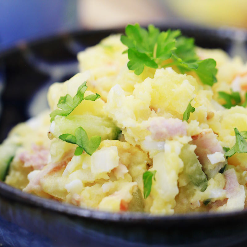 Japanischer Kartoffelsalat Fertig